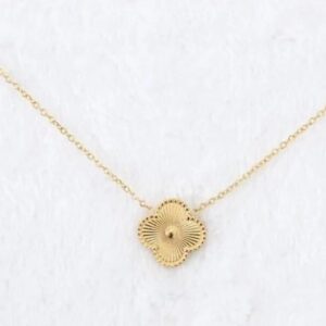 Collier Trèfle doré